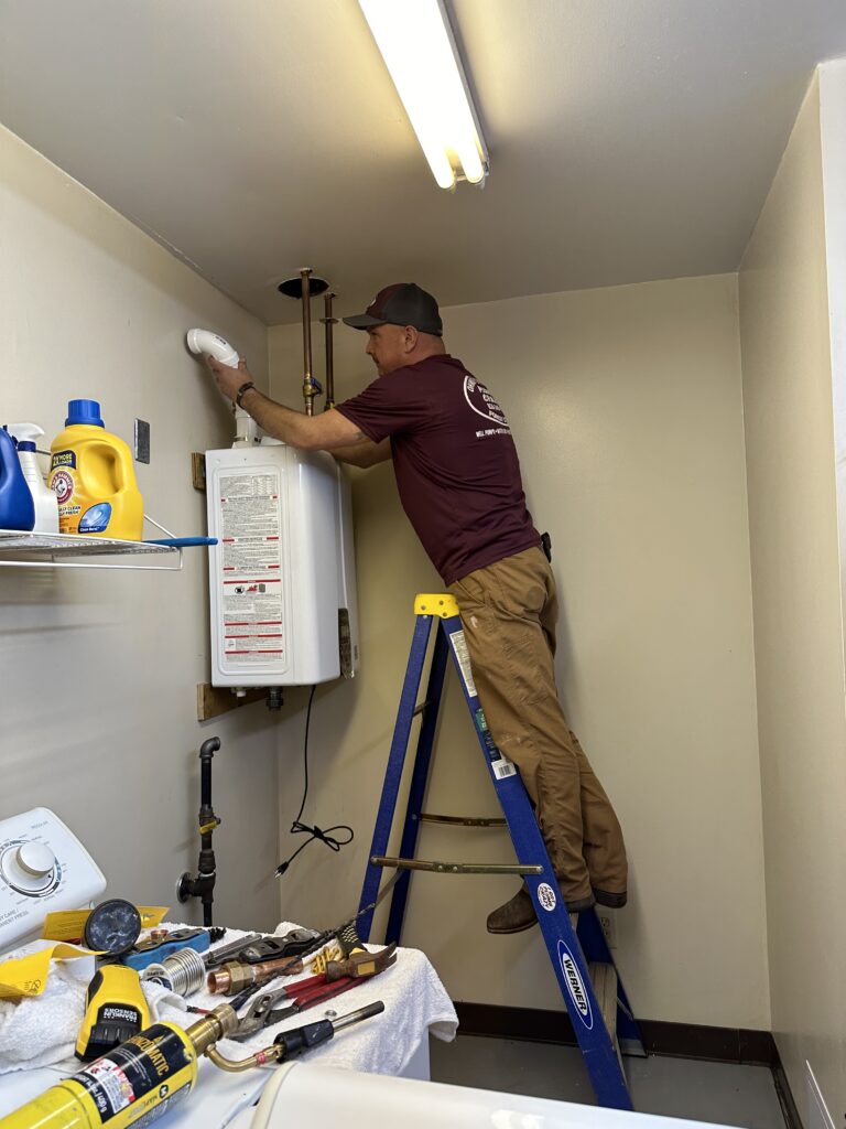 tankless water heater plumber 