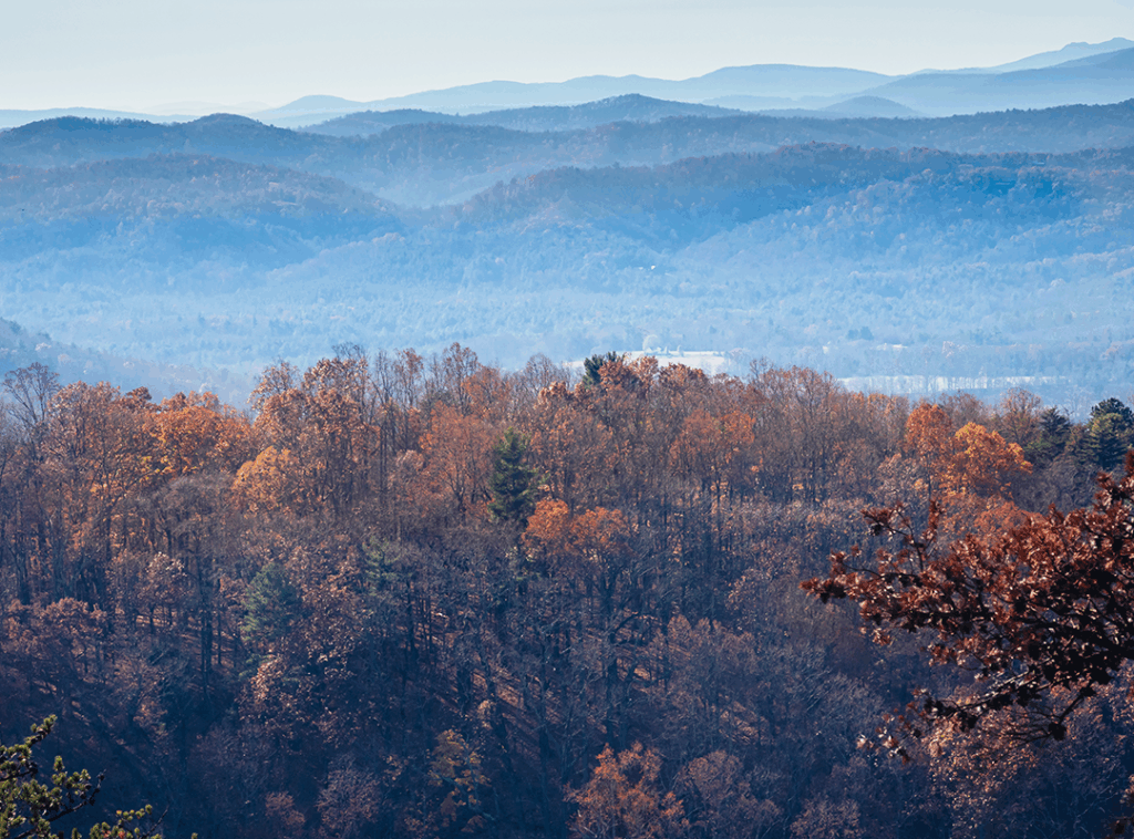 Blue Ridge foothills